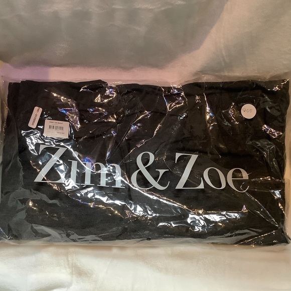 Zim & ZOE Charcoal Tie Waist Pant Jogger Size 20 NWT (Q05.5) - Picture 6 of 7